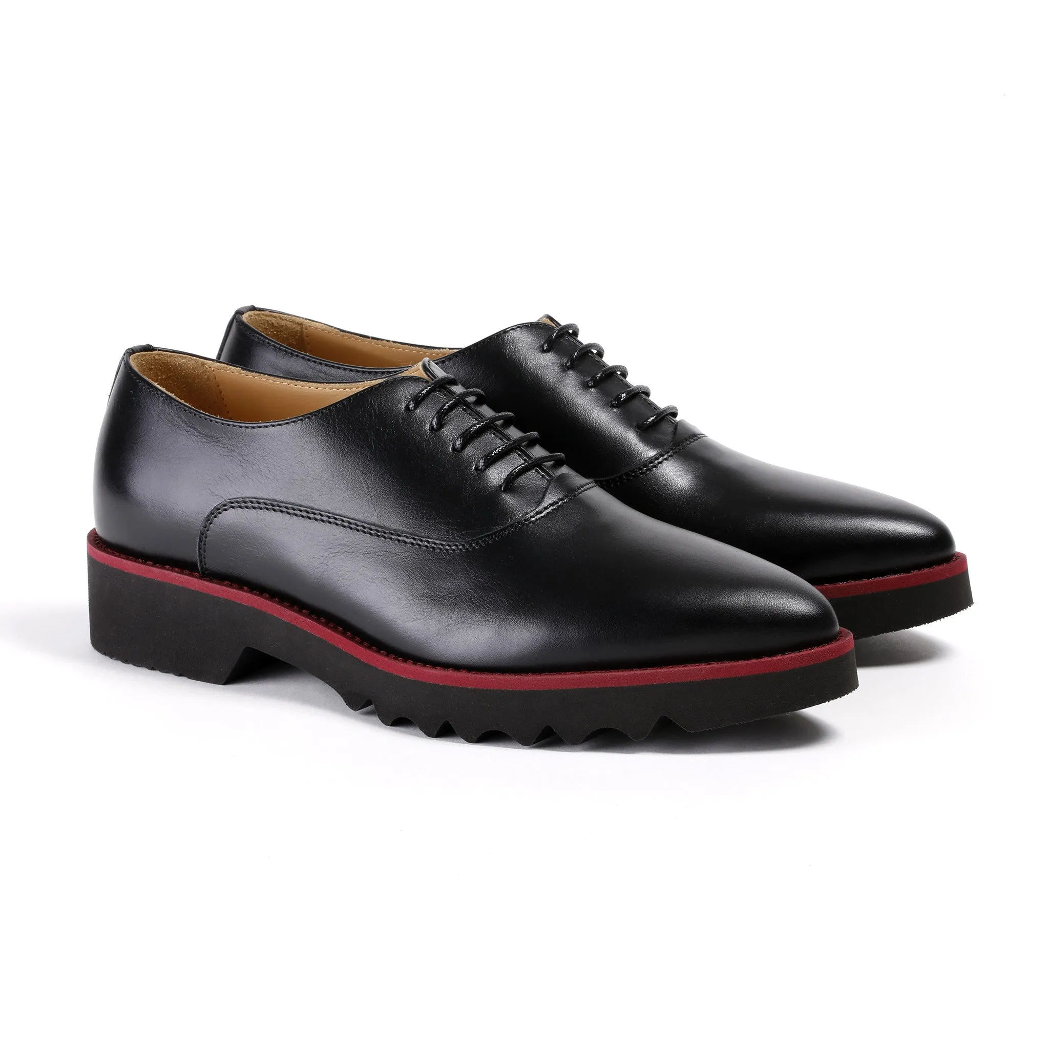 2017 Women's Black & Oxblood Lace Up