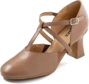 2.5" Heel T-Strap Broadway Cabaret Shoe, Professional Dance Shoes for Womeny- Lola - SD152