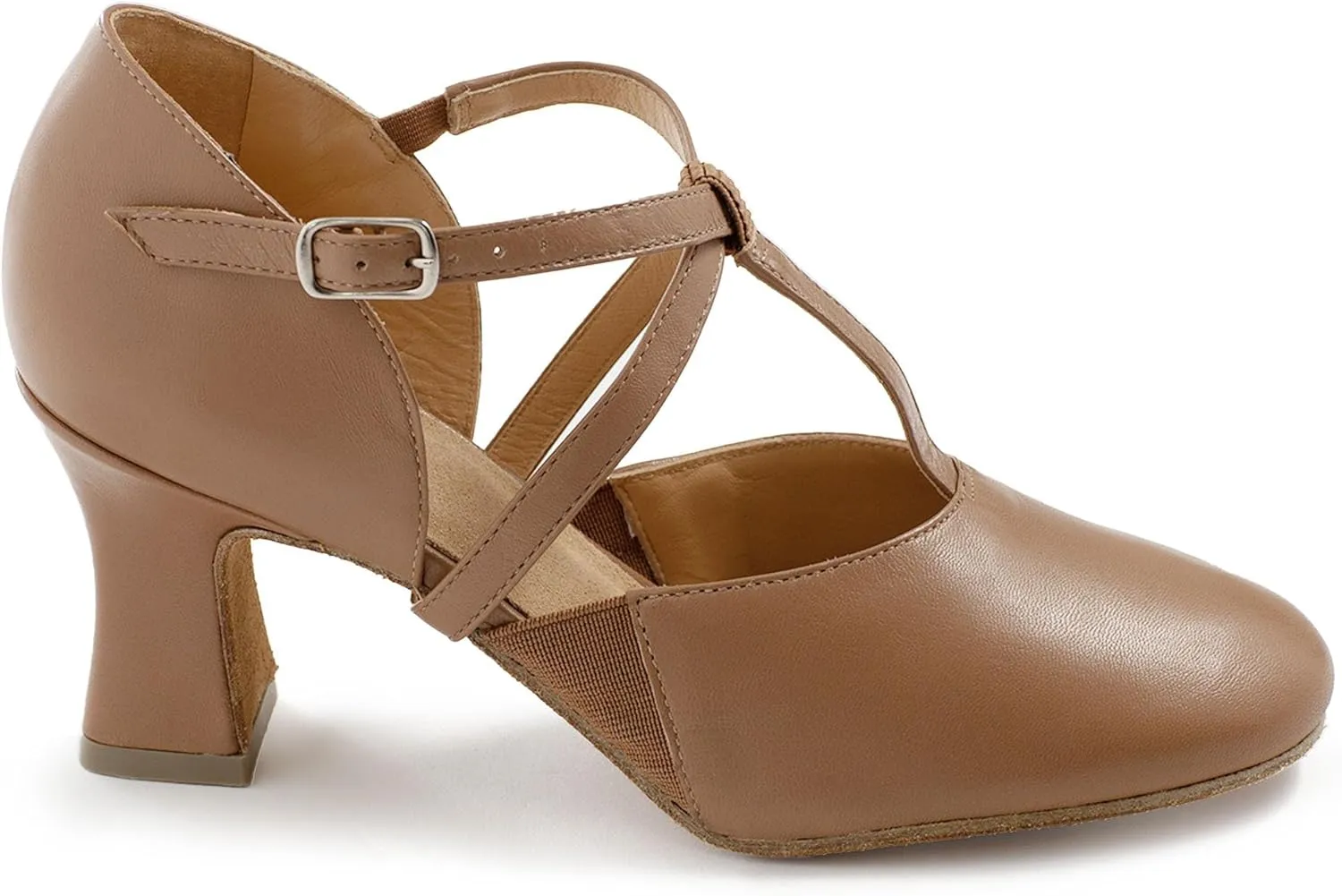 2.5" Heel T-Strap Broadway Cabaret Shoe, Professional Dance Shoes for Womeny- Lola - SD152