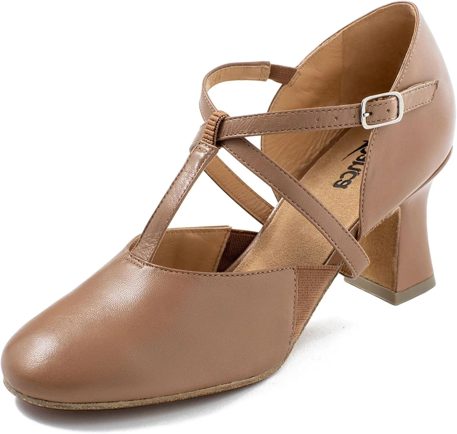 2.5" Heel T-Strap Broadway Cabaret Shoe, Professional Dance Shoes for Womeny- Lola - SD152