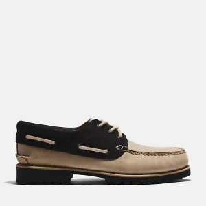 3-Eye Lug Handsewn Boat Shoe For Men