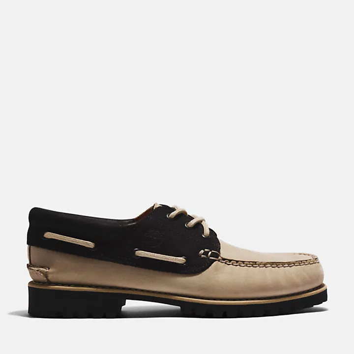 3-Eye Lug Handsewn Boat Shoe For Men