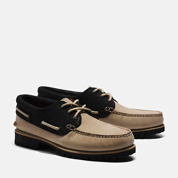 3-Eye Lug Handsewn Boat Shoe For Men