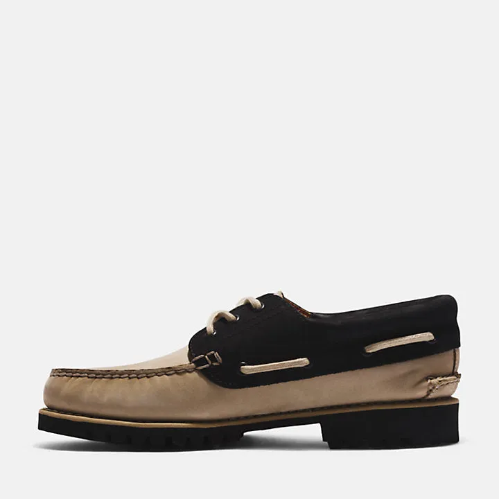 3-Eye Lug Handsewn Boat Shoe For Men