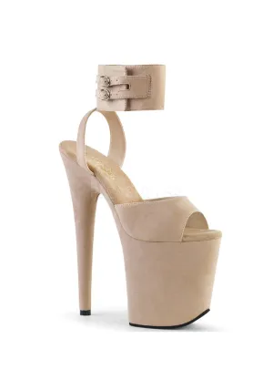 8" Heel, 4" PF Ankle Strap Sandal