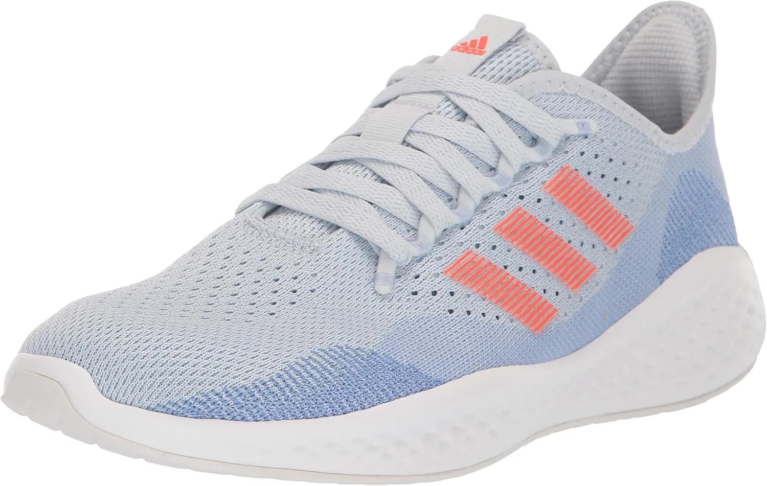 adidas Women's Fluidflow 2.0 Sneaker, Halo Blue/Solar Red/Blue Dawn, 11