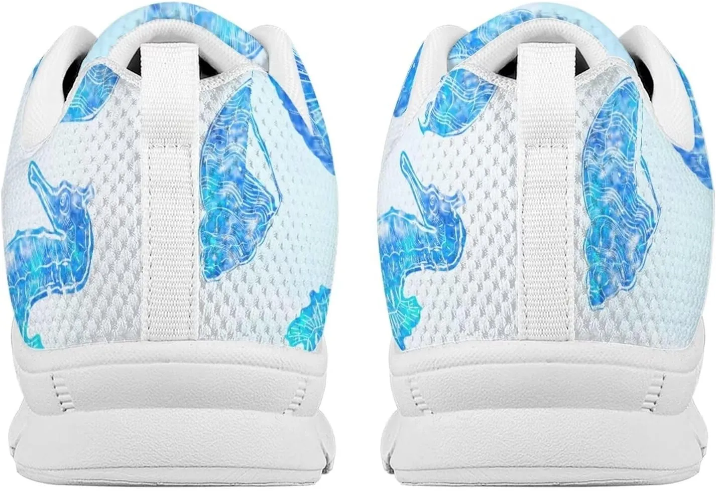 AmzPrint Women Mens Fashion Sneaker White Sole Cute Tennis Shoes for Women Black Casual Running Walking Shoes Size 6