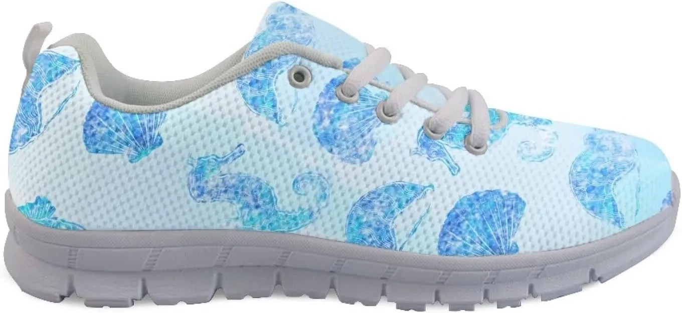 AmzPrint Women Mens Fashion Sneaker White Sole Cute Tennis Shoes for Women Black Casual Running Walking Shoes Size 6