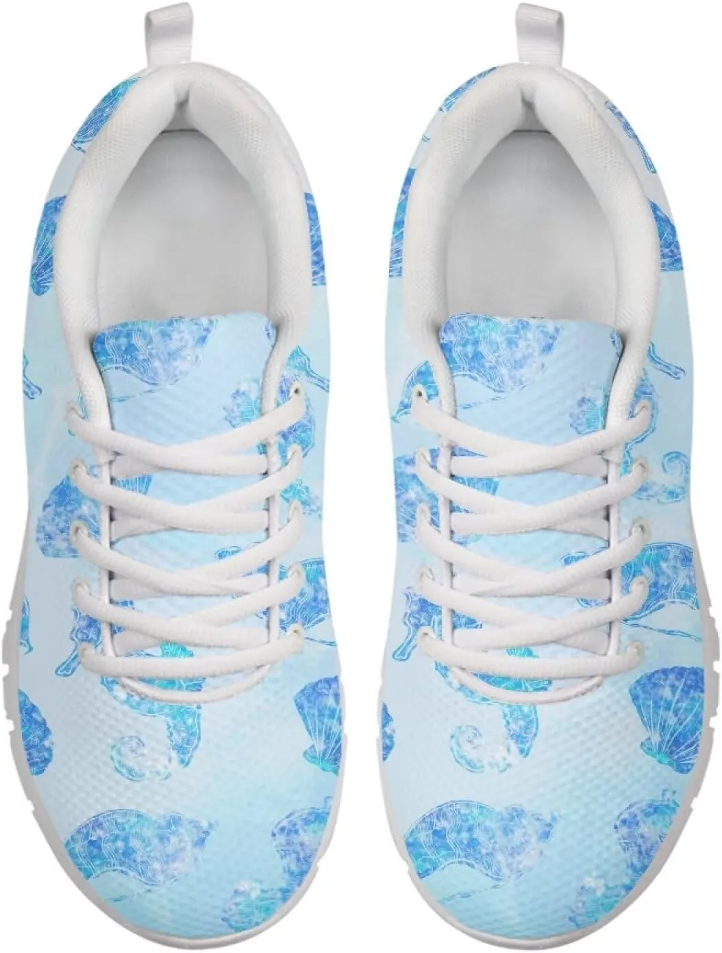 AmzPrint Women Mens Fashion Sneaker White Sole Cute Tennis Shoes for Women Black Casual Running Walking Shoes Size 6