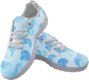 AmzPrint Women Mens Fashion Sneaker White Sole Cute Tennis Shoes for Women Black Casual Running Walking Shoes Size 6