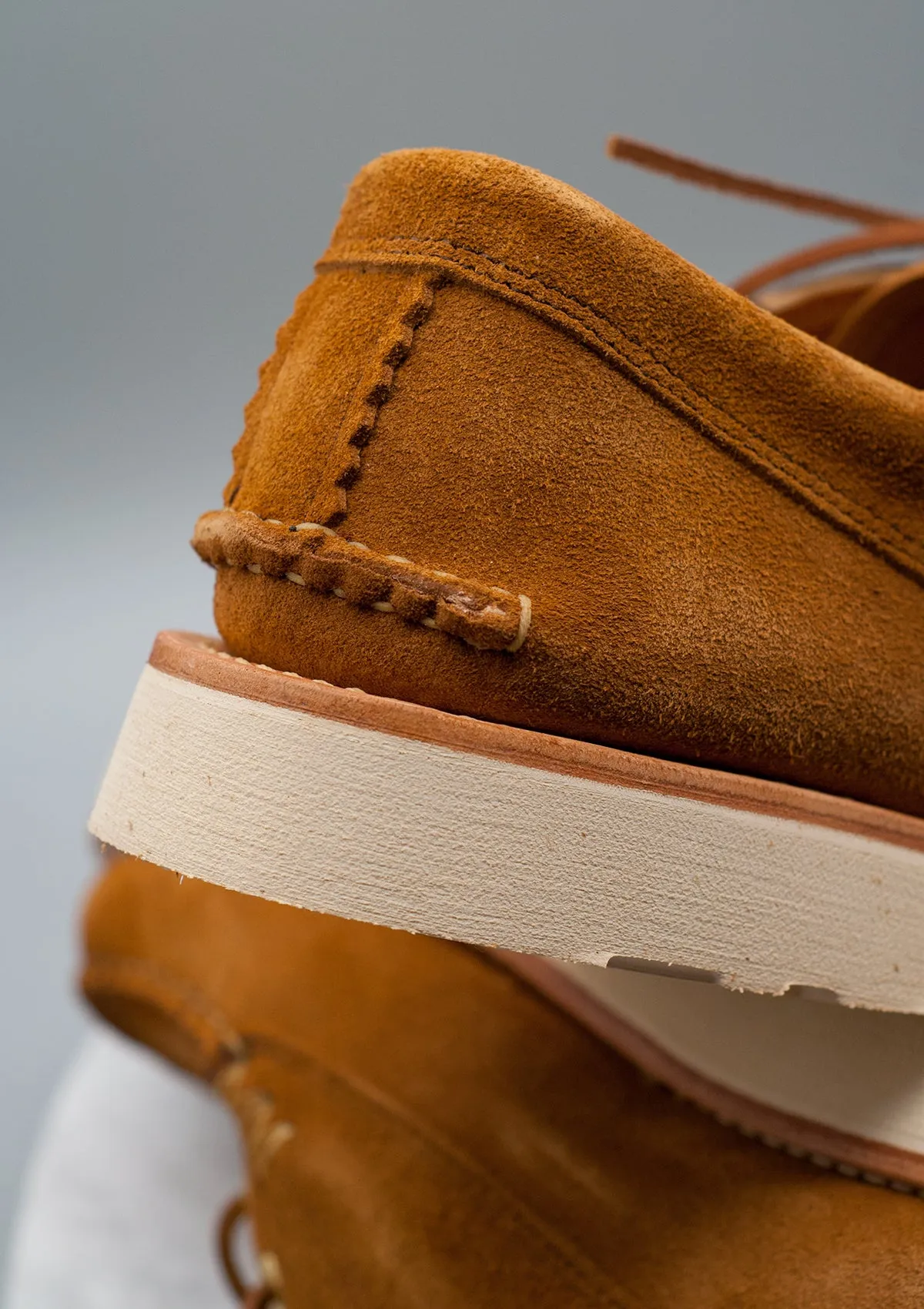 Angler Moc Boat Shoe w/ Hex Eye - FO G Brown