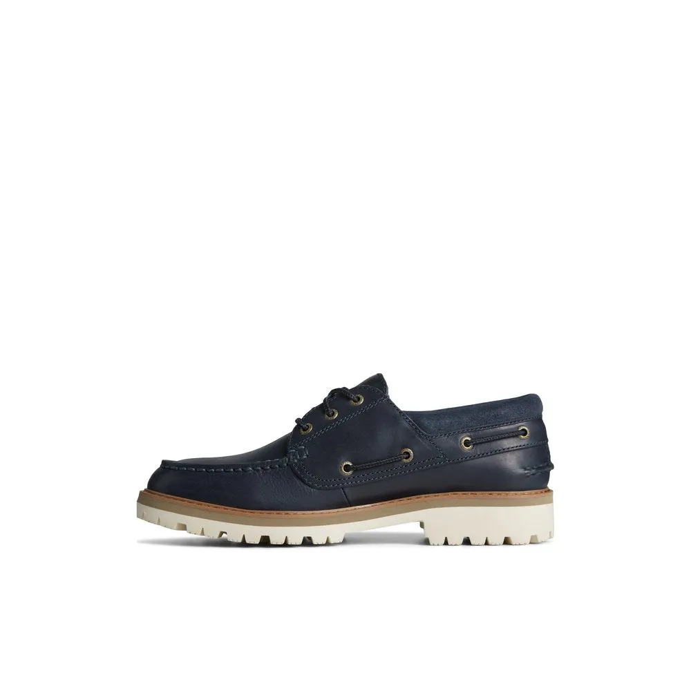 Authentic Original Unlined Lug 3-Eye Boat Shoe
