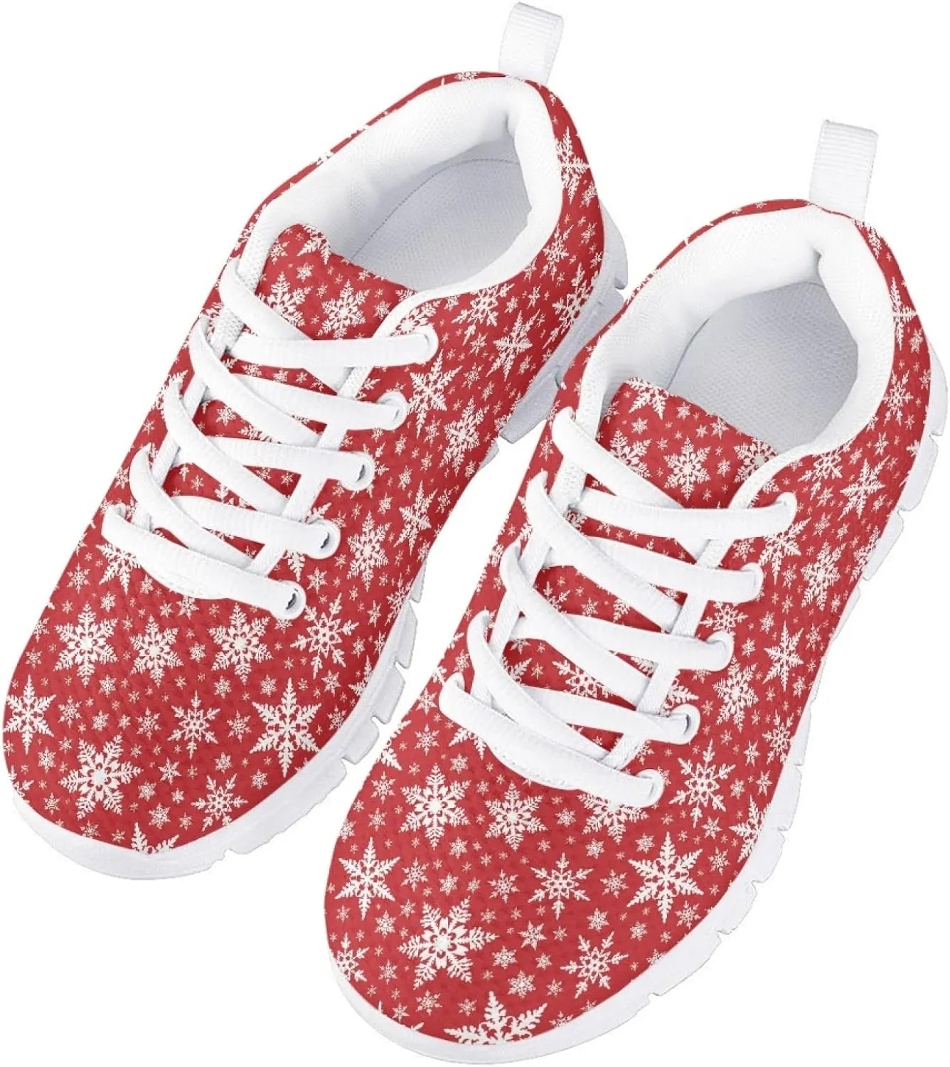 Bengbobar Sneakers for Kids Christmas Athletic Lightweight Breathable Shoes Boys Girls Comfort Holiday Running Shoes Kids