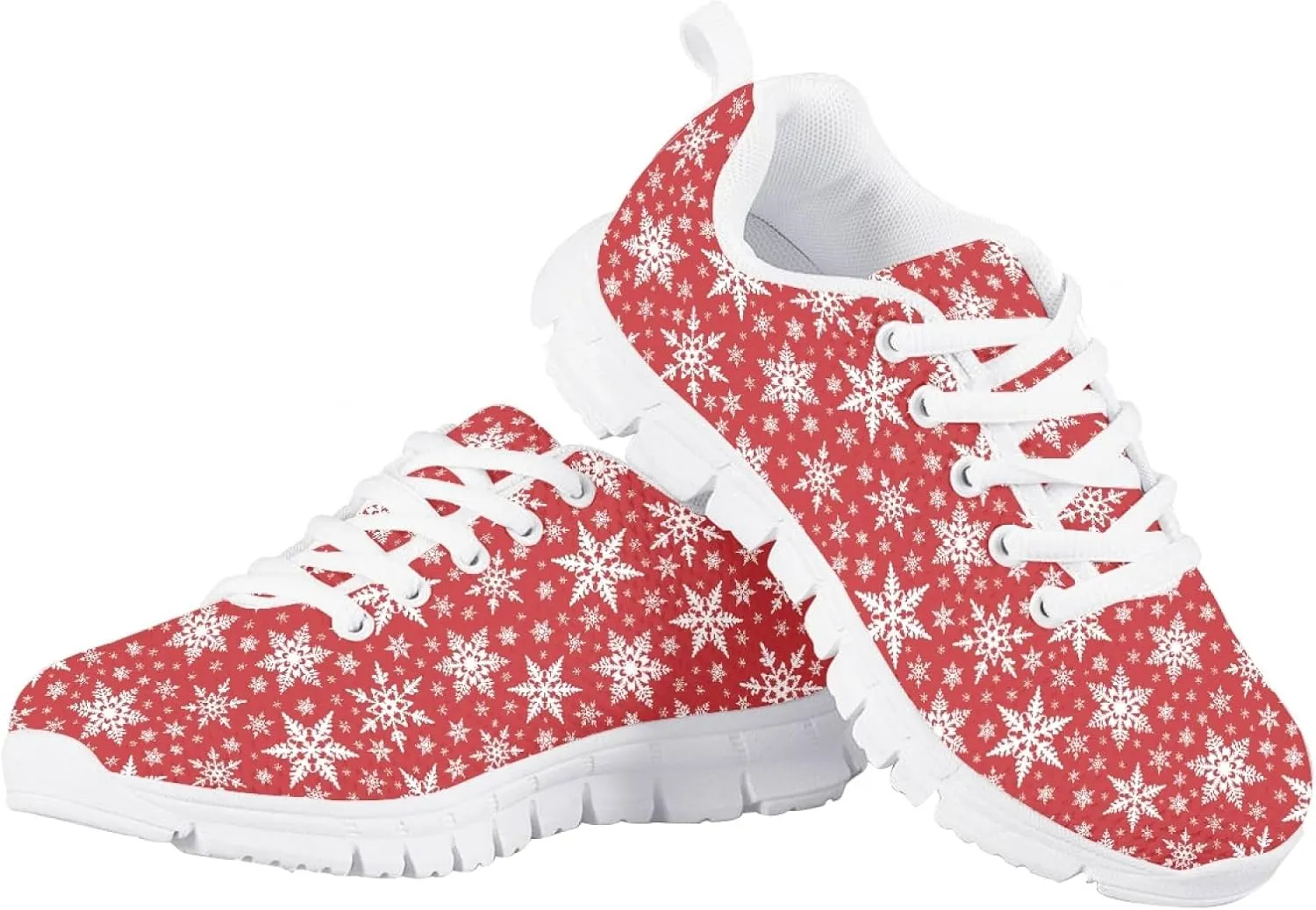 Bengbobar Sneakers for Kids Christmas Athletic Lightweight Breathable Shoes Boys Girls Comfort Holiday Running Shoes Kids