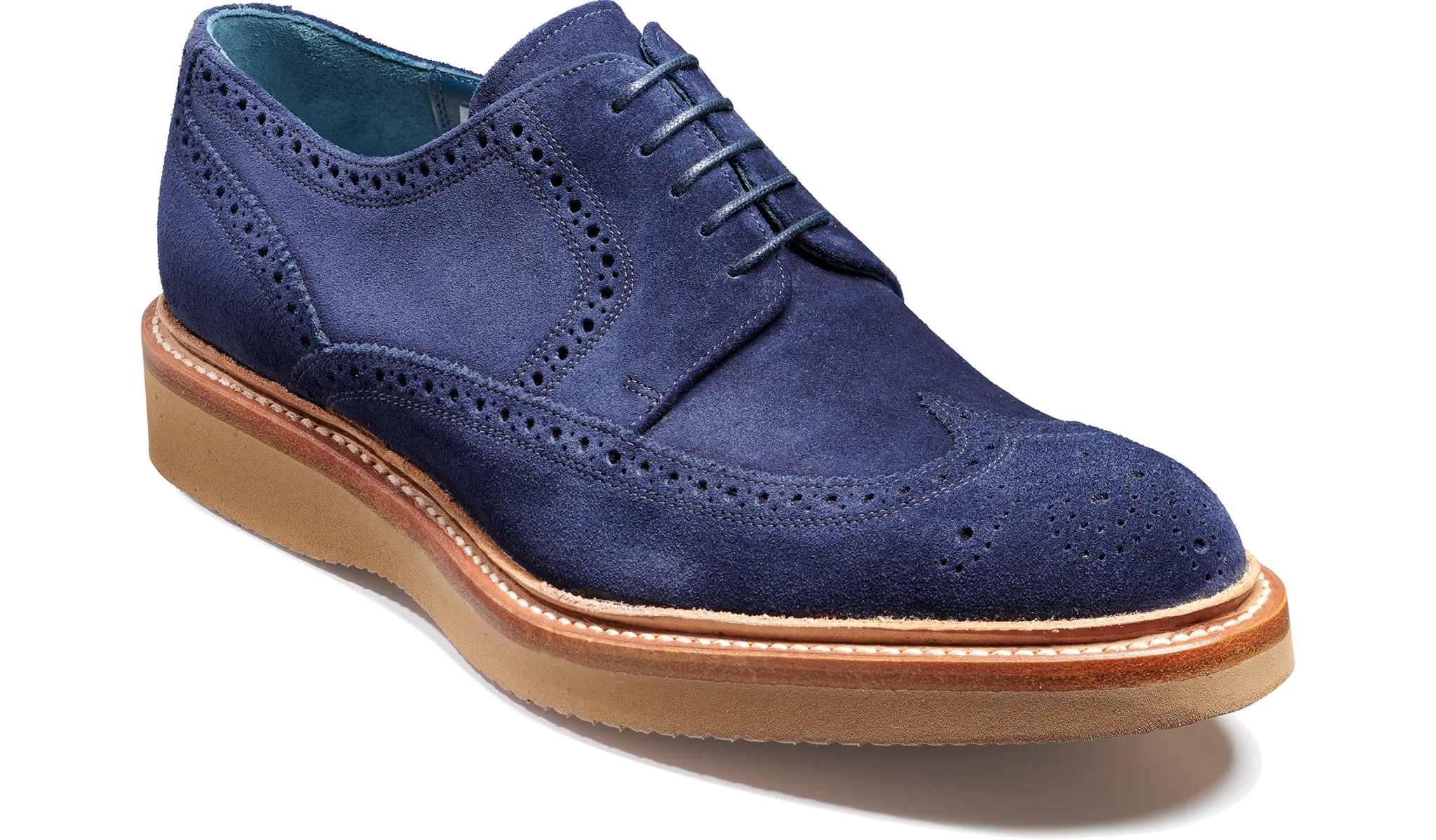 Bill - Navy Suede