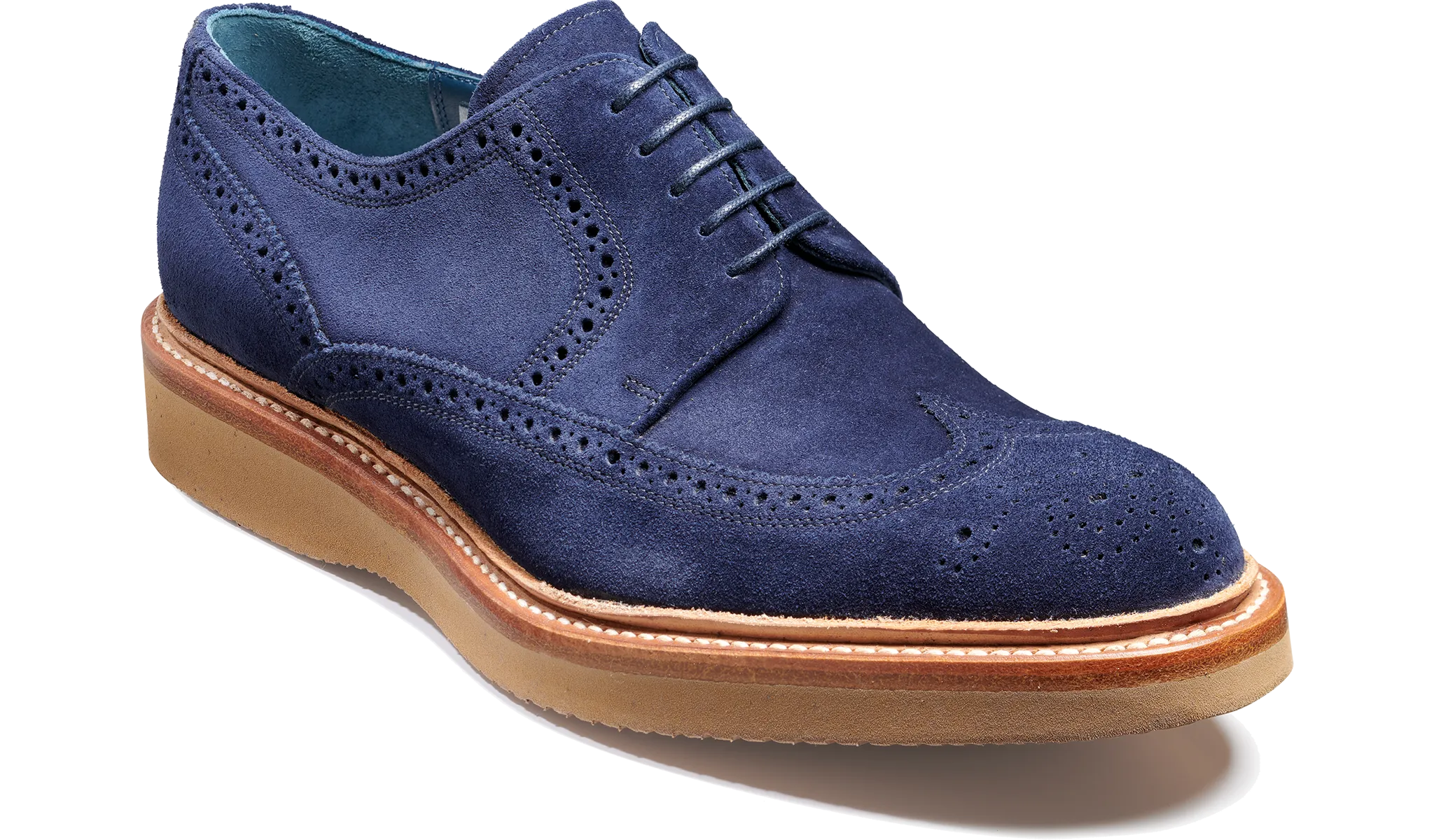 Bill - Navy Suede