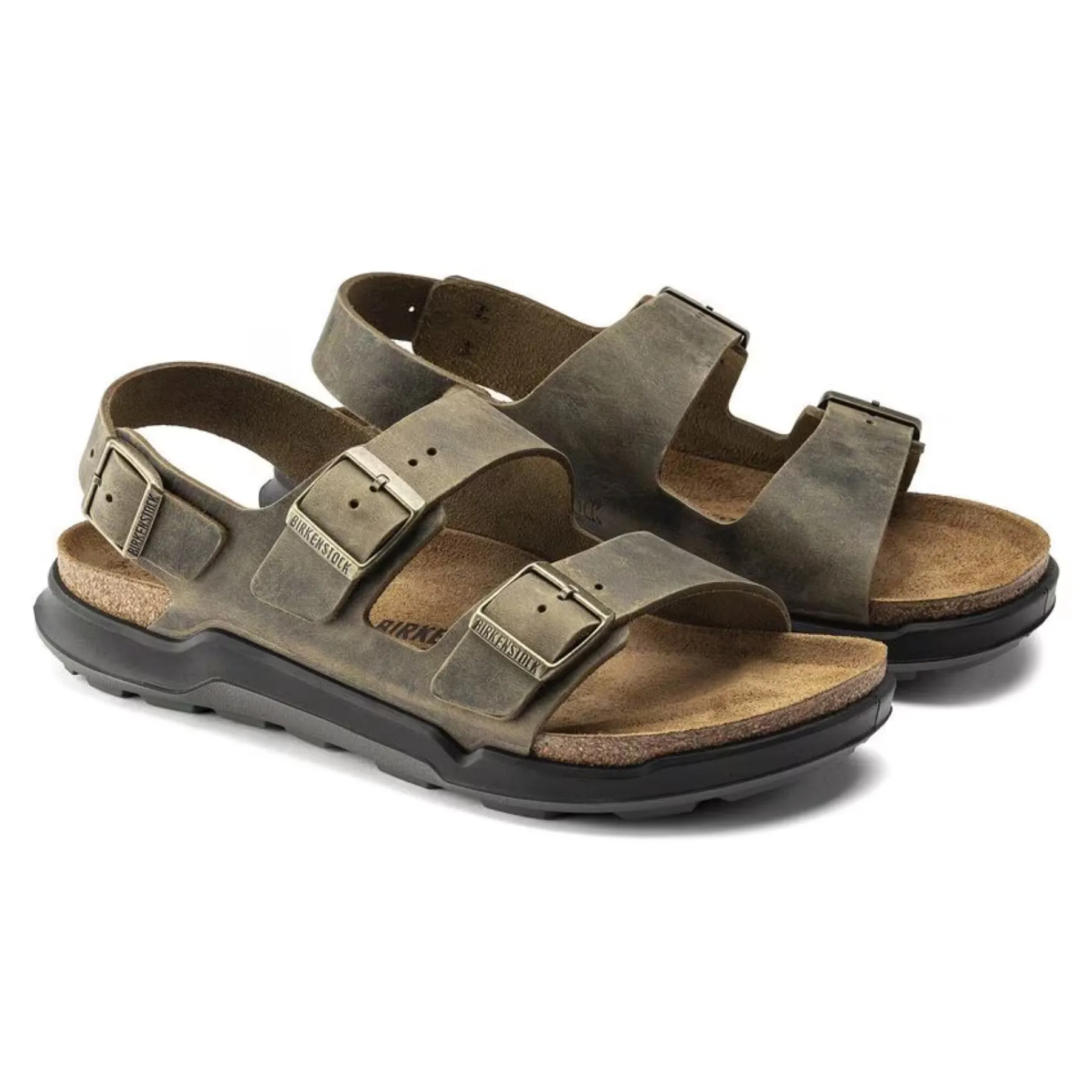 BIRKENSTOCK Milano Rugged Men Oiled Leather Sandal