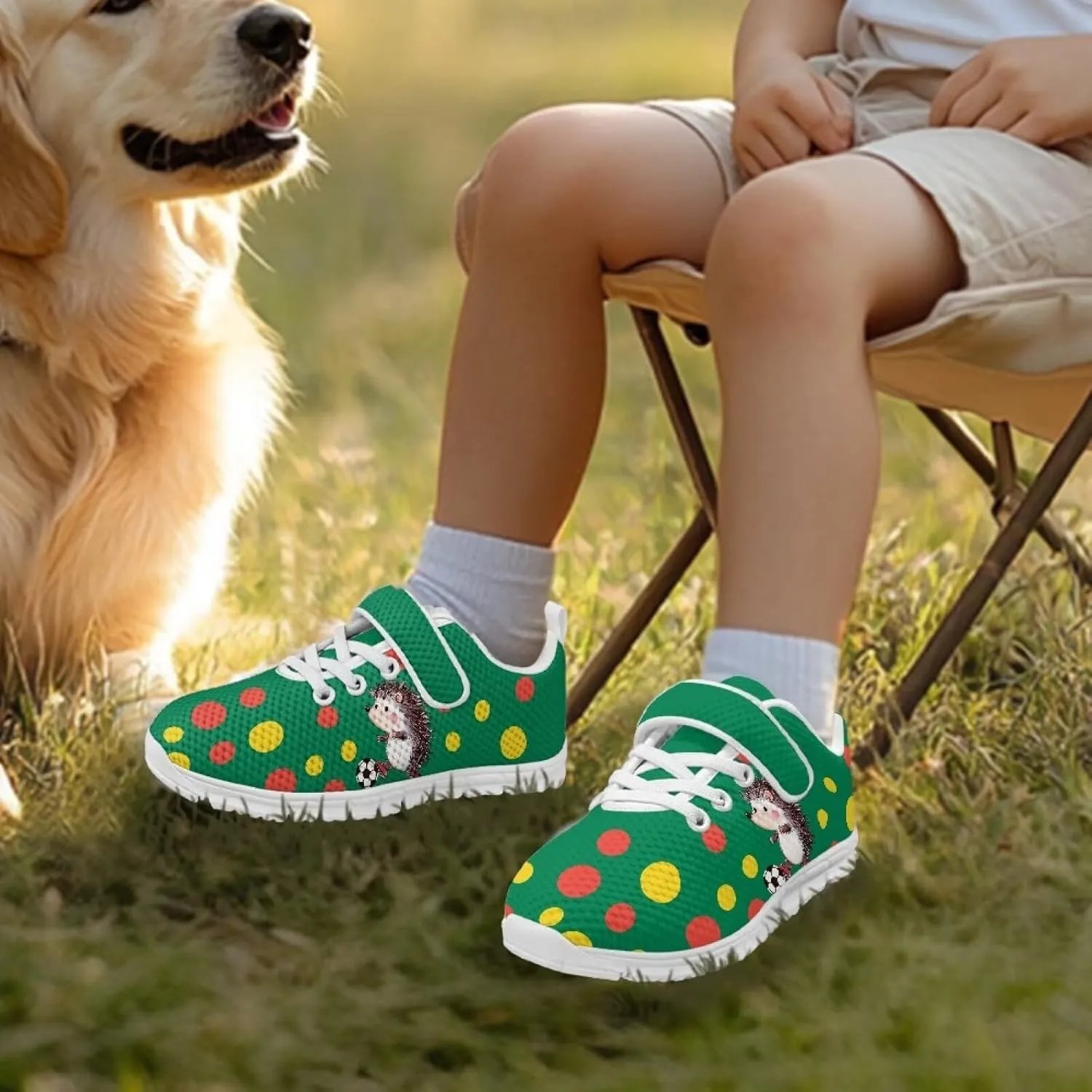 Boys Girls Animal Sneakers Lightweight Breathable Sports Running Tennis Shoes with One Strap Comfort Walking Shoes US 11-15