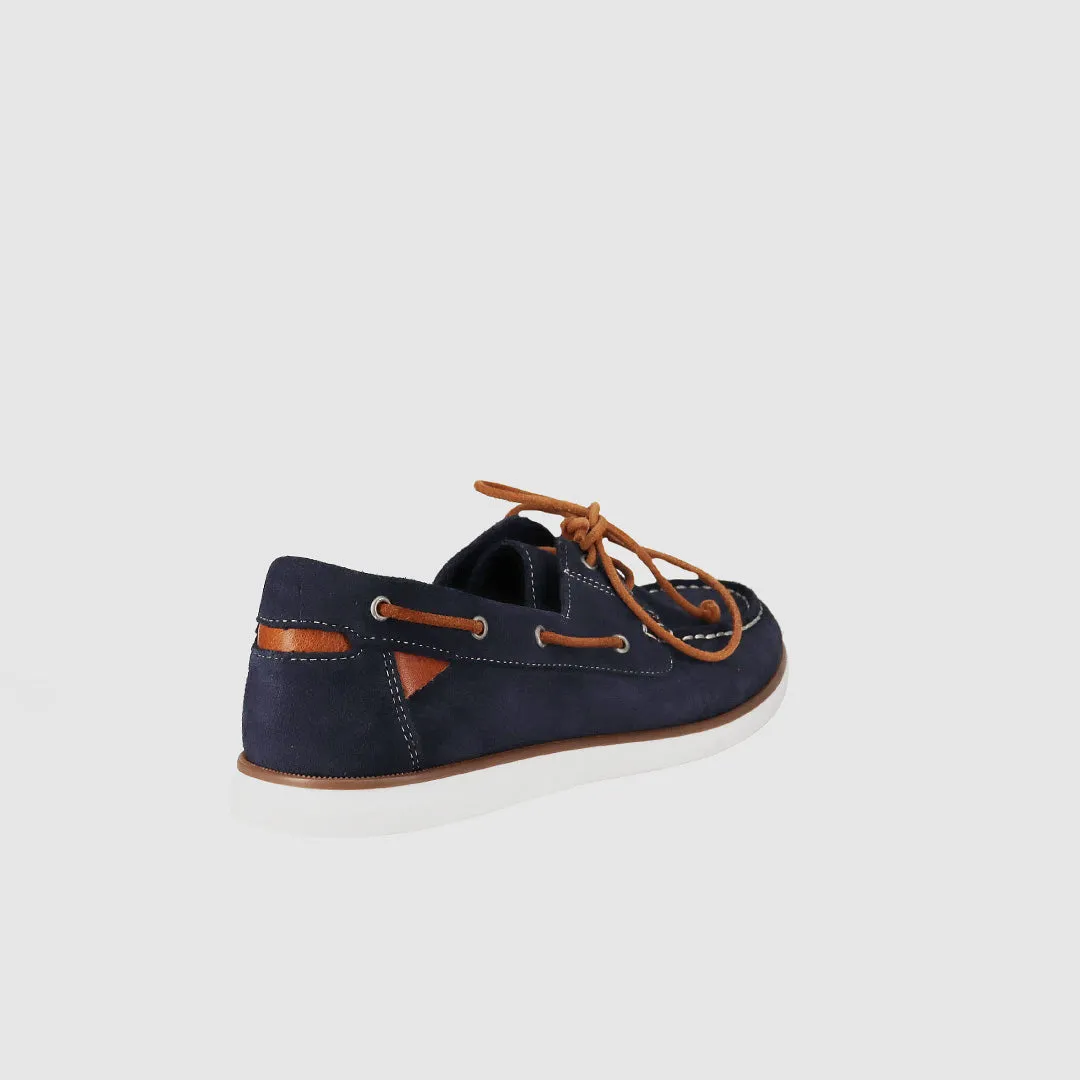 Brighton Boat Shoes Navy Suede