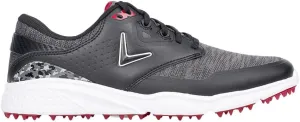 Callaway Men's Coronado V3 Sl Golf Shoe, Black/Red, 9.5