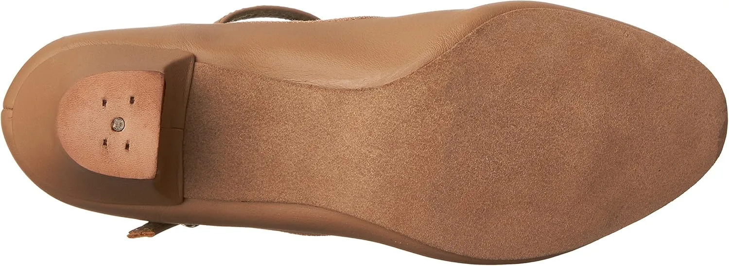 Capezio Women's 459 Suede Sole Jr. Footlight Character Shoe