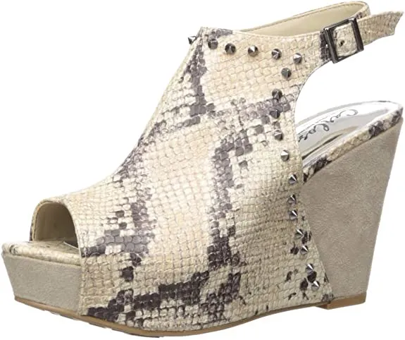 Carlos by Carlos Santana Women's Marcia Wedge Sandal, Natural, 6 M M US
