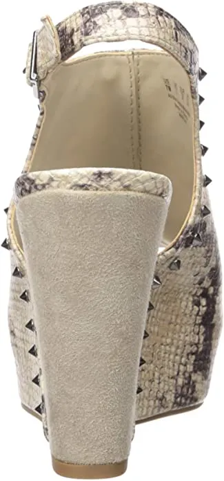 Carlos by Carlos Santana Women's Marcia Wedge Sandal, Natural, 6 M M US