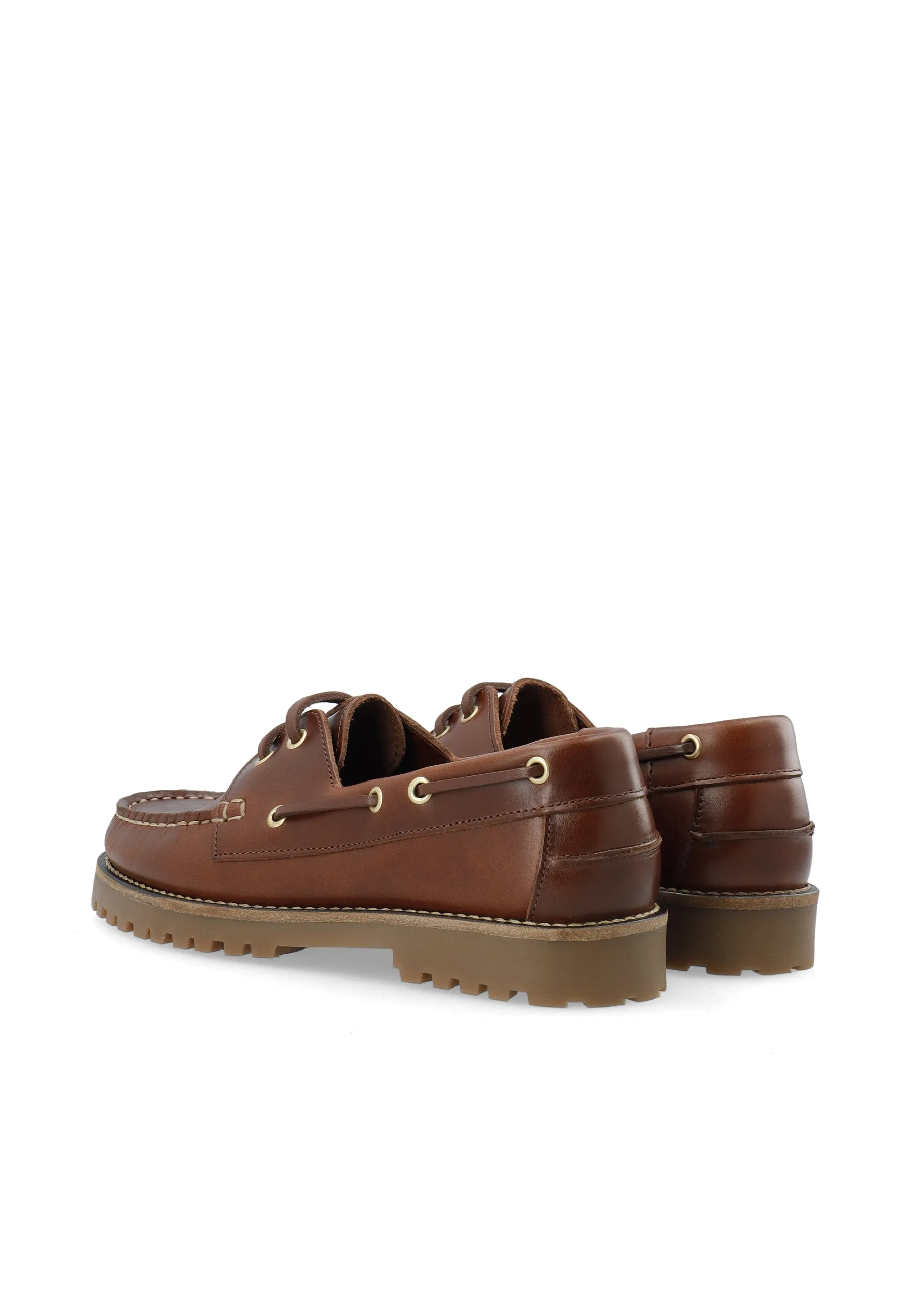 CASLENA BOAT SHOE - Dark Brown