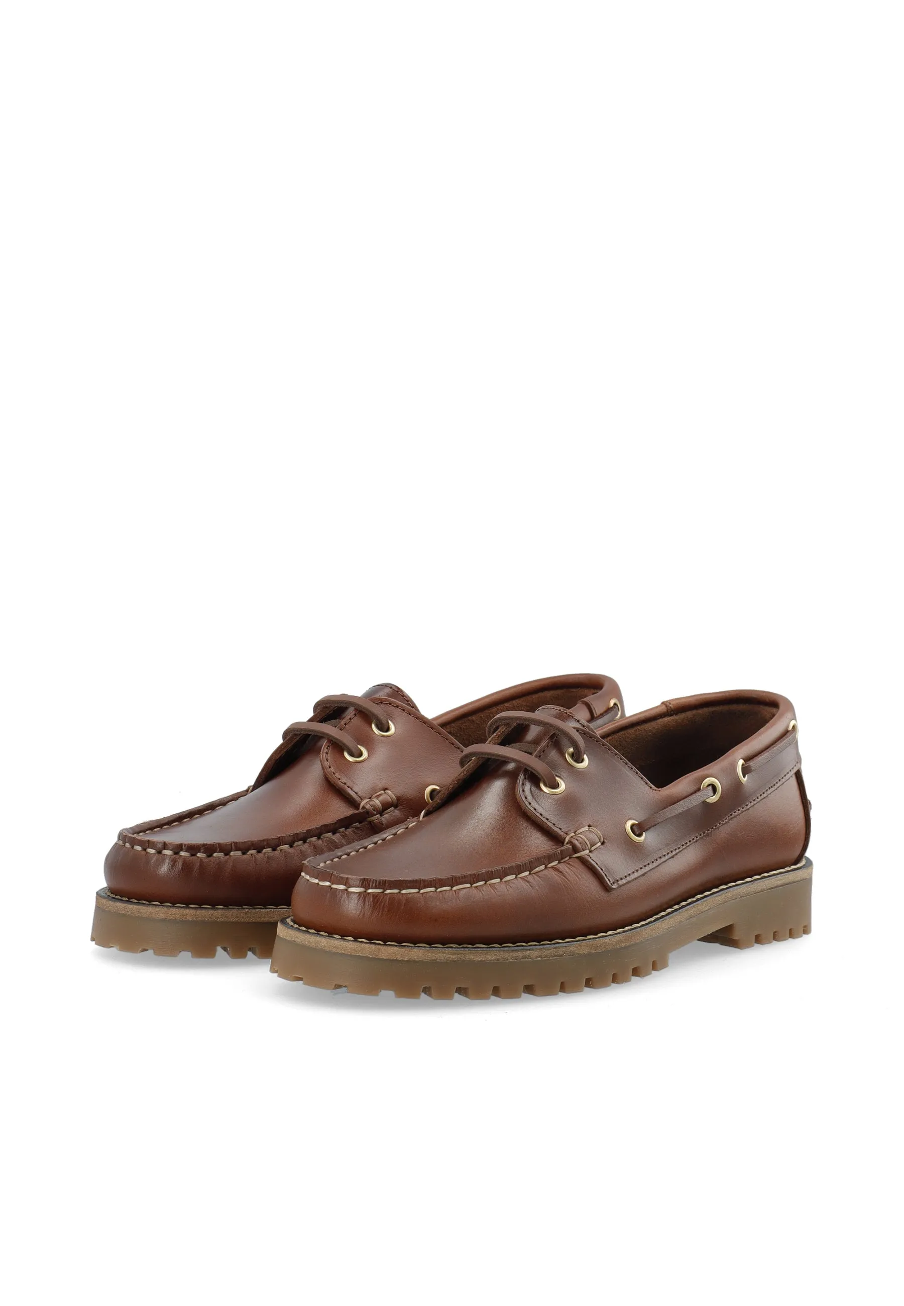 CASLENA BOAT SHOE - Dark Brown