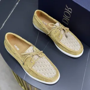 CD GRANVILLE BOAT SHOE FLAX-BEIGE SUEDE