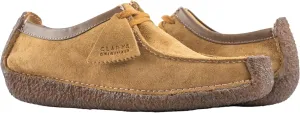 Clarks Men's Natalie Moc Toe Shoe,Oakwood Suede/Leather,US 13 M