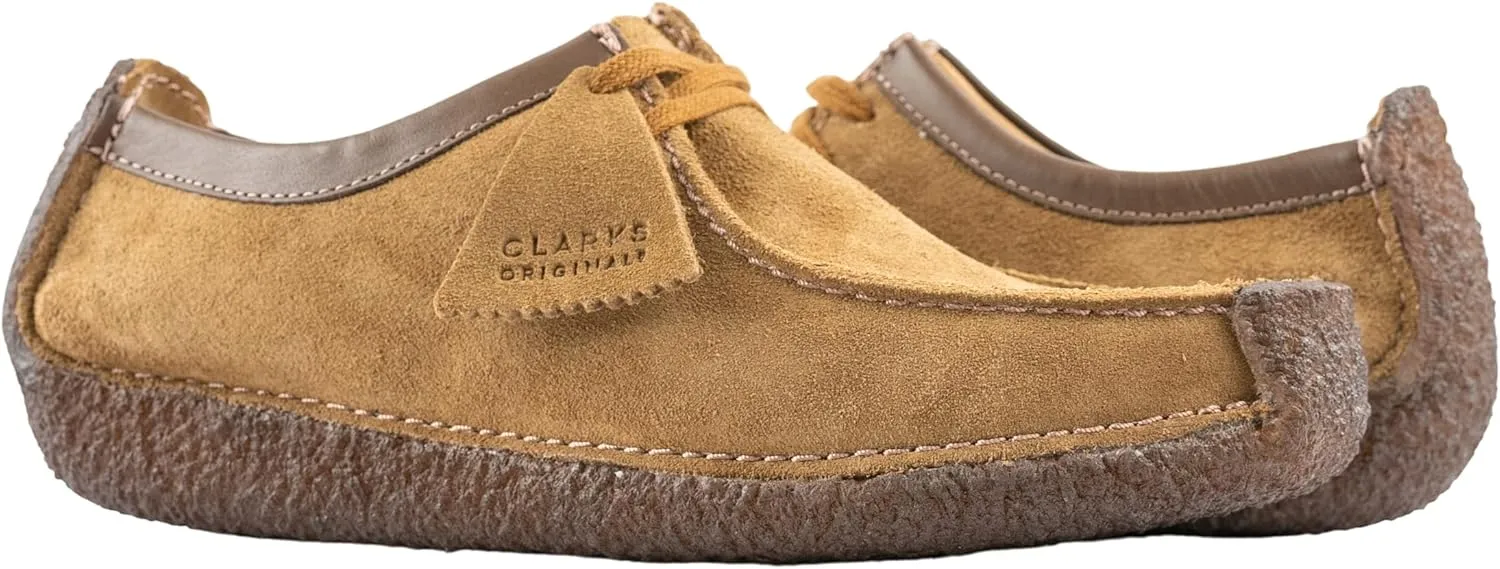 Clarks Men's Natalie Moc Toe Shoe,Oakwood Suede/Leather,US 13 M