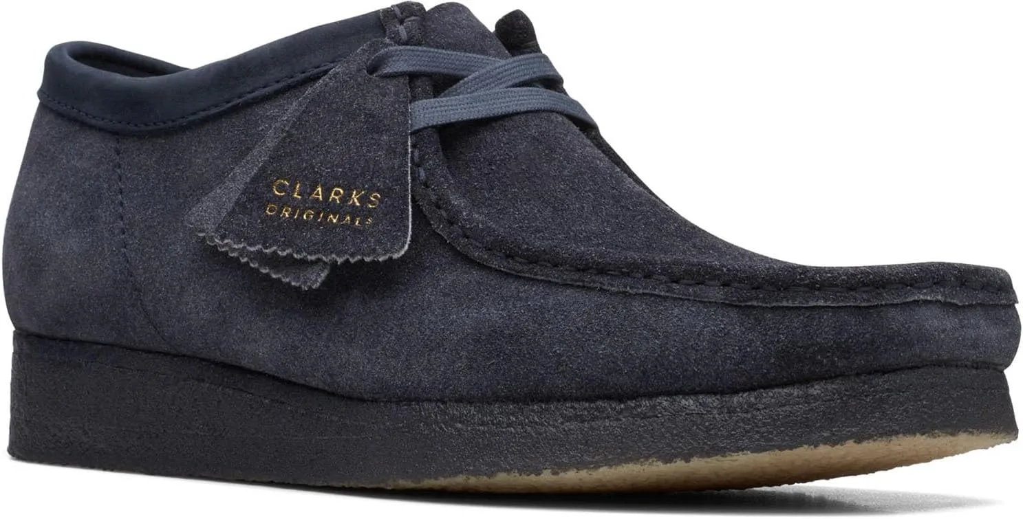 Clarks Men's Wallabee (Ink Hairy Suede)