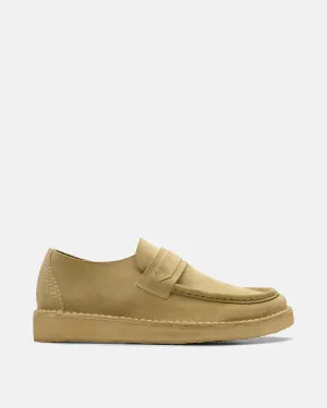 CLARKS ORIGINALS MENS DESERT NOMAD LOAFERS MAPLE SUEDE