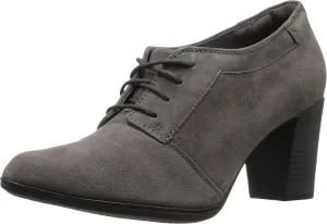 Clarks Women's Araya Hale Lace Up Shoe,Grey Goat Suede,US