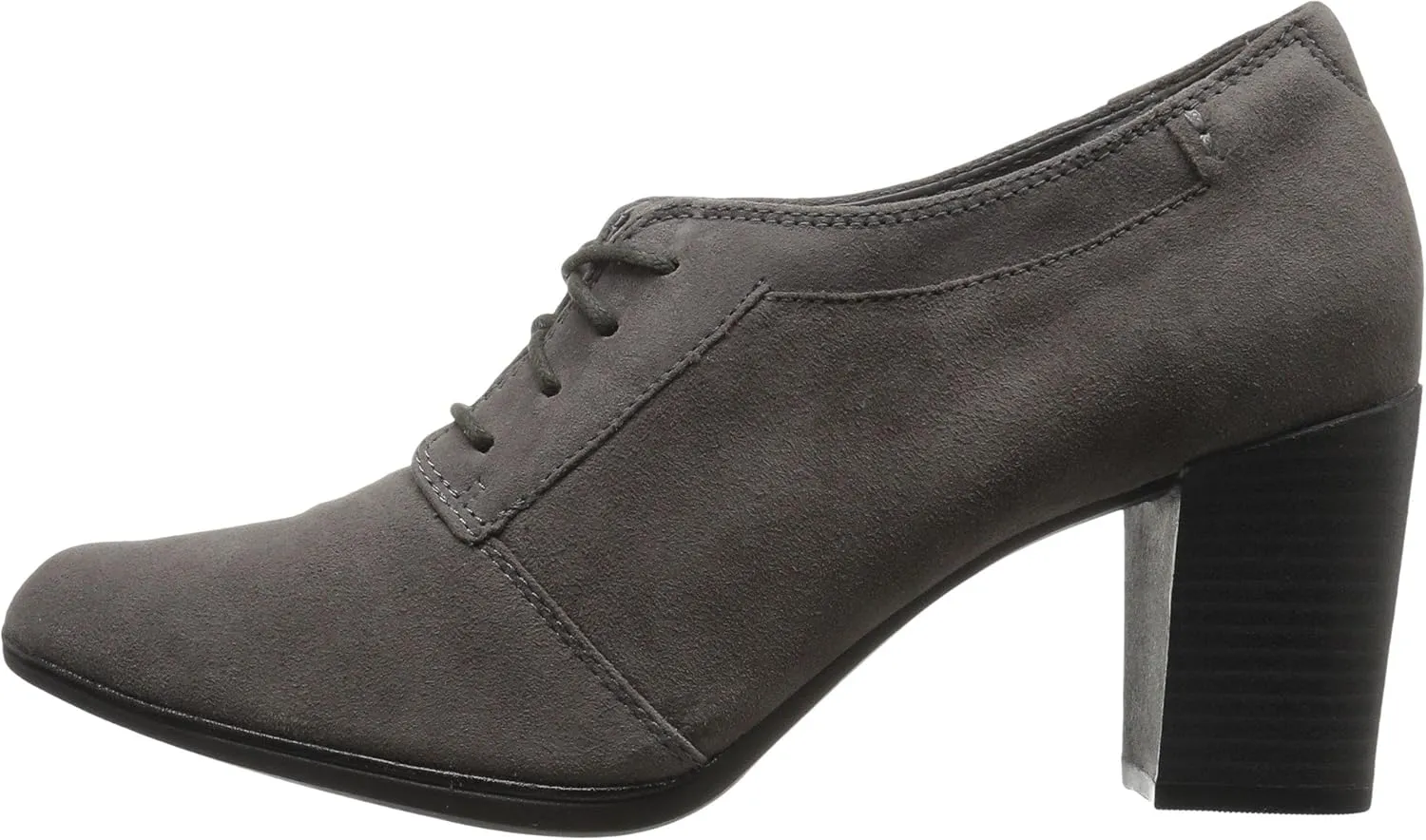 Clarks Women's Araya Hale Lace Up Shoe,Grey Goat Suede,US