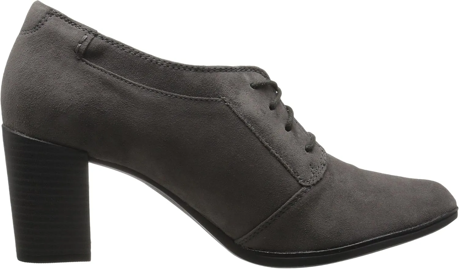 Clarks Women's Araya Hale Lace Up Shoe,Grey Goat Suede,US