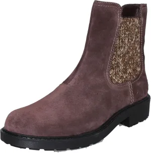Clarks Women's Opal Sky Fashion Boot, Dark Brown Suede, 7