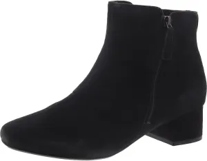 Clarks Womens Sonsett Zip Suede Zip Up Ankle Boots