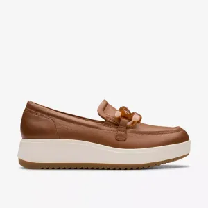 Clarks Women's Zylah May Tan Leather 26180113