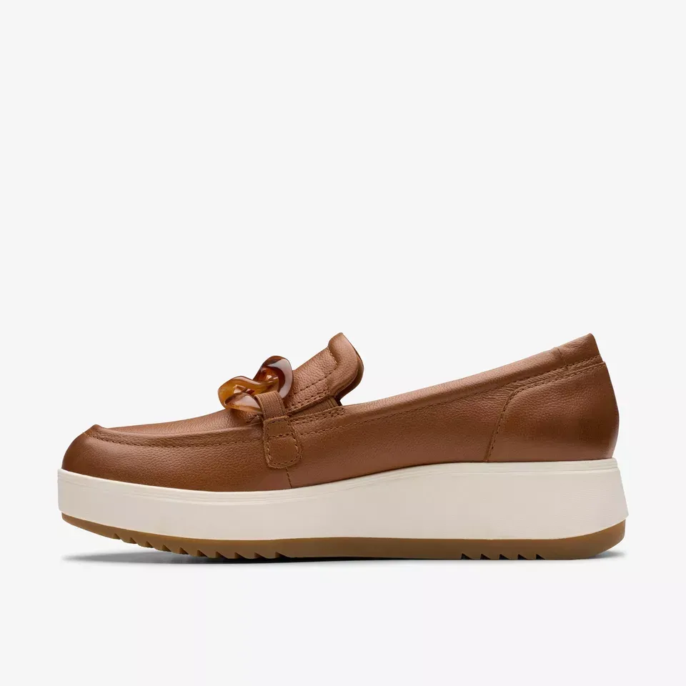 Clarks Women's Zylah May Tan Leather 26180113