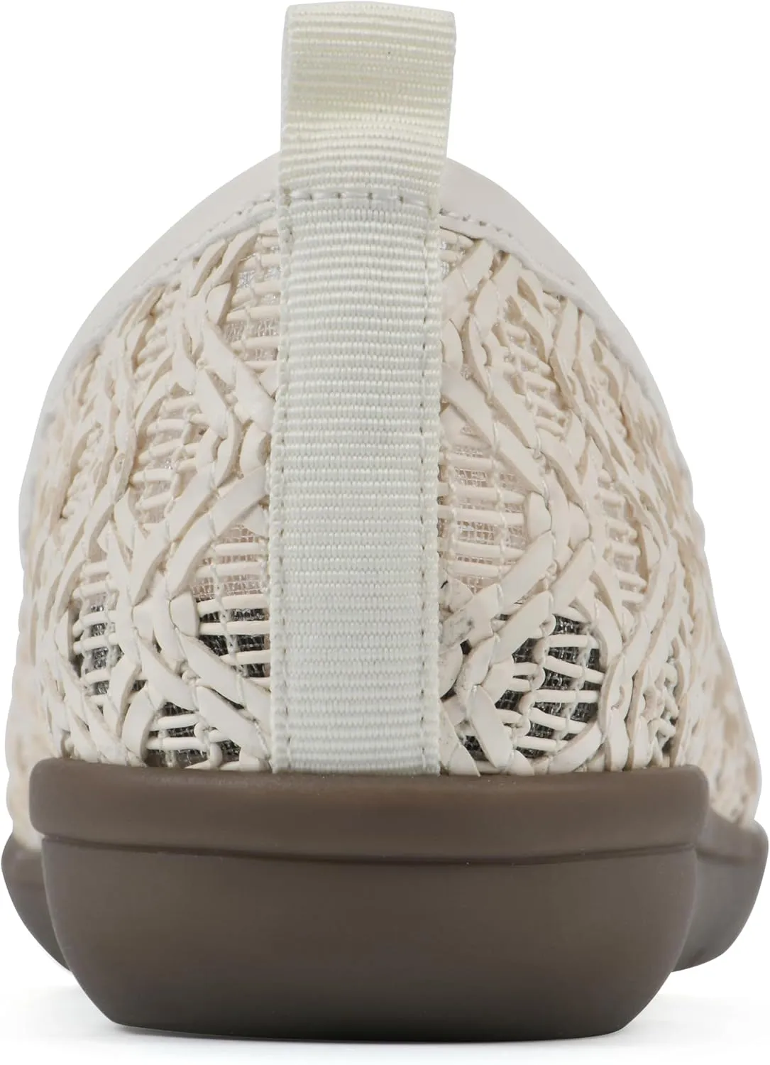 CLIFFS BY WHITE MOUNTAIN Women's Twisty Woven Moccasin Style Loafer Flat