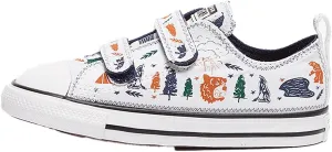 Converse Infant Explorer Chuck Taylor All Star 2V Ox White/Midnight Navy/Black 772441F (us_Footwear_Size_System, Infant, Numeric, Medium, Numeric_9)