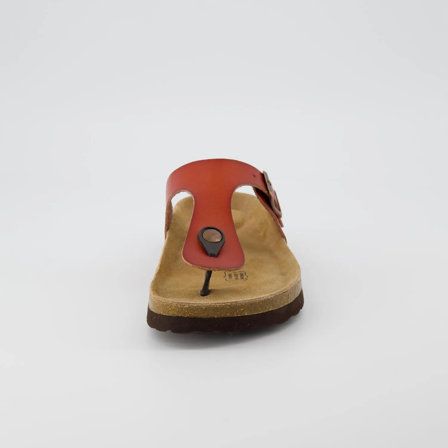 CUSHIONAIRE Women's Leah Cork Footbed Sandal With  Comfort