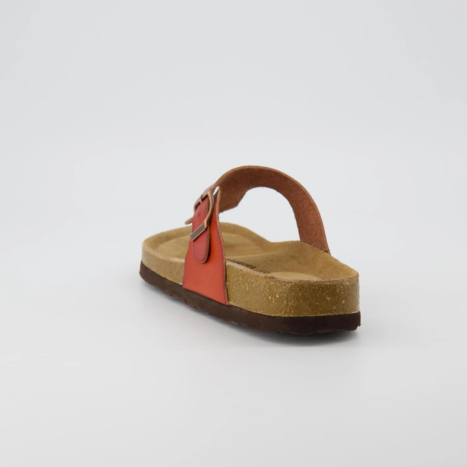 CUSHIONAIRE Women's Leah Cork Footbed Sandal With  Comfort