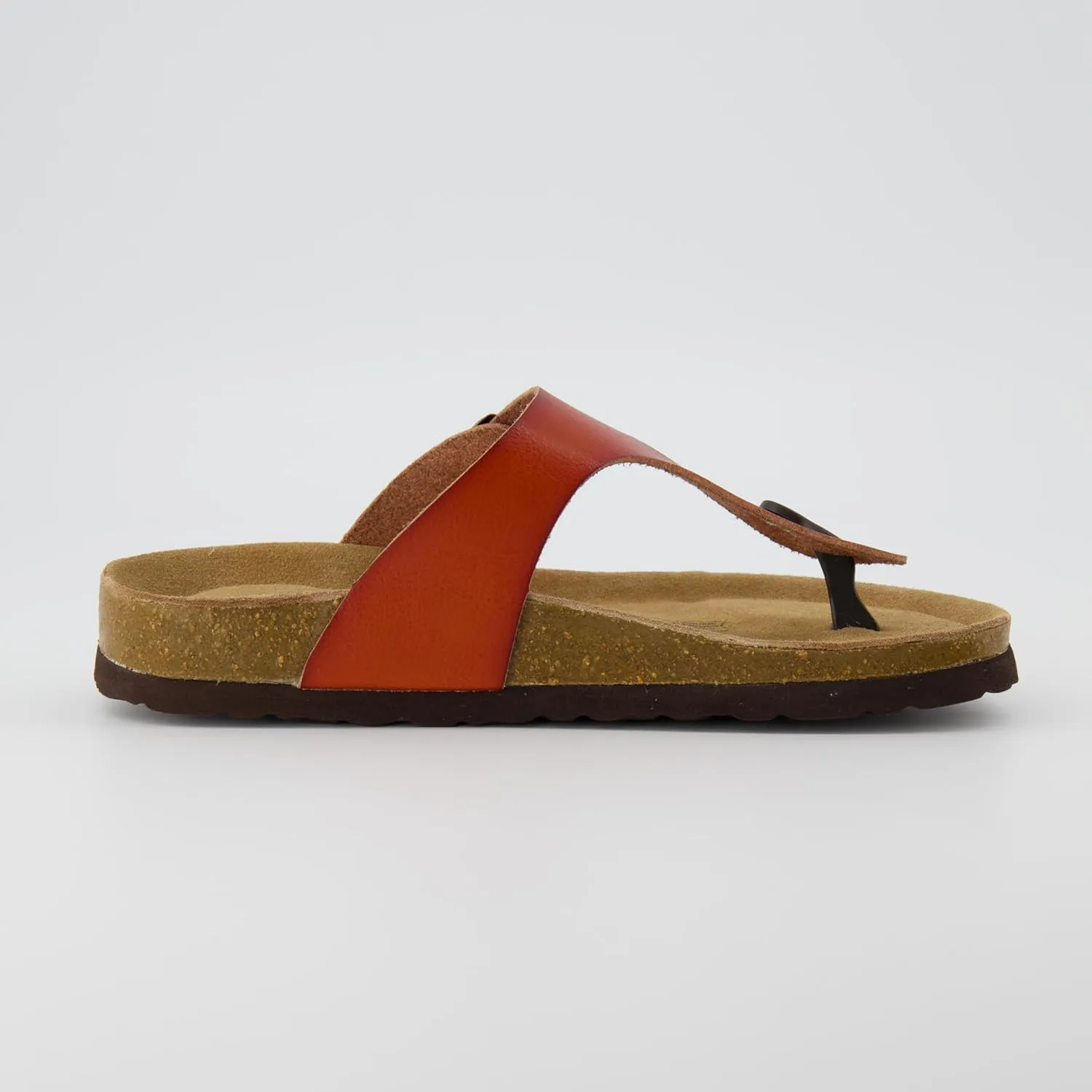 CUSHIONAIRE Women's Leah Cork Footbed Sandal With  Comfort