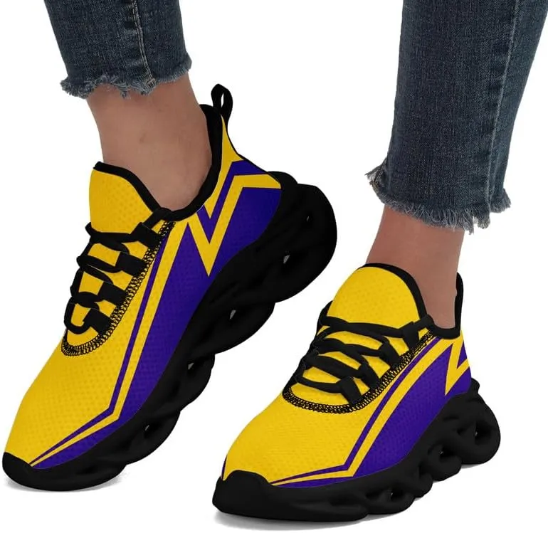 Customize Fashion Unisex Sneaker Personalized Women's Lace Up Print Name Logo Running Shoes Men Cushion Sports Shoes