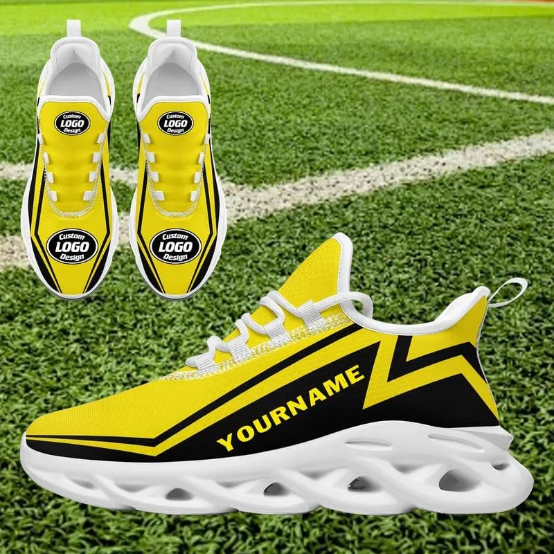 Customize Fashion Unisex Sneaker Personalized Women's Lace Up Print Name Logo Running Shoes Men Cushion Sports Shoes