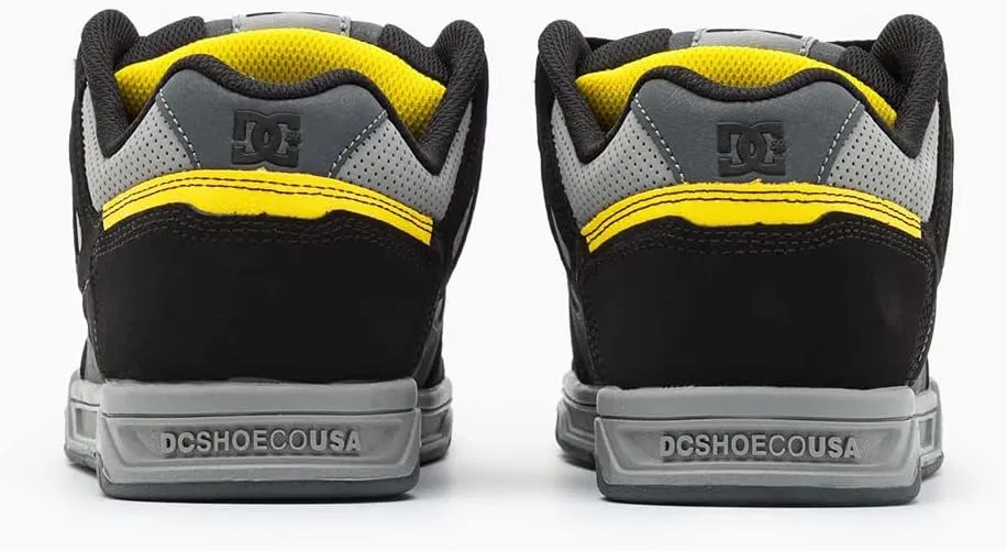DC shoes Stag Skateboard Stag Shoes Unisex Grey Black 2023 Original Guaranteed DC