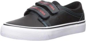 DC Unisex-Child Trase V SE Skate Shoe, Black/RED/Blue, 13 M M US Little Kid
